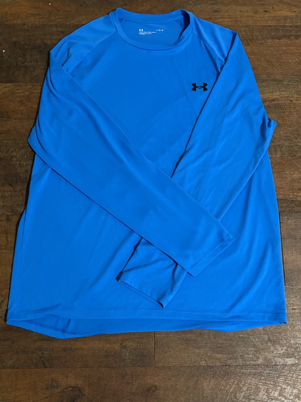 Under Armour Menβs Bright Royal Blue Long Sleeve Performance Tee